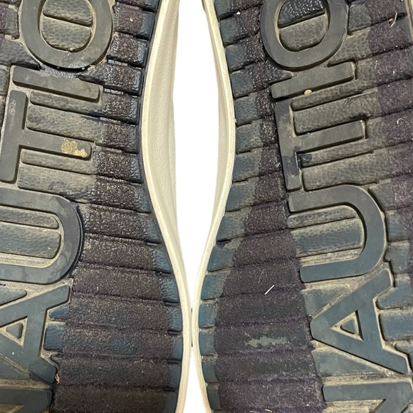 Náutica striped logo sneaker, Color white Sz 7 - Picture 9 of 9